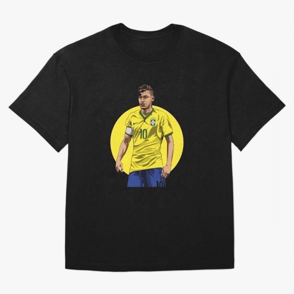 Neymar Jr. Magic: Exclusive Sticker Collection Classic T-Shirt Represent the Passion of Global Football Passion for FIFA World Cup 2026 USA Canada Mexico, Connected to Messi, Neymar and Mbappe, Spain and Netherlands, Stadium Chants, National Pride,