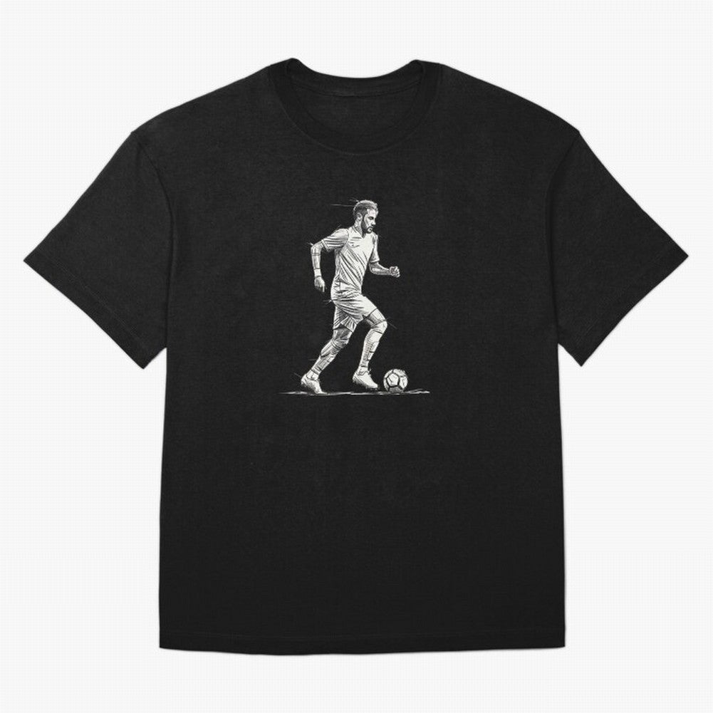 Neymar Jr. - The Dribble King Sketch Classic T-Shirt Experience FIFA World Cup 2026 for Fans of Messi, CR7 and Mbappe and England and Germany, Bringing Champion Mindset, Group Stage Buzz, Knockout Tension and Passionate Fan Culture; Perfect for