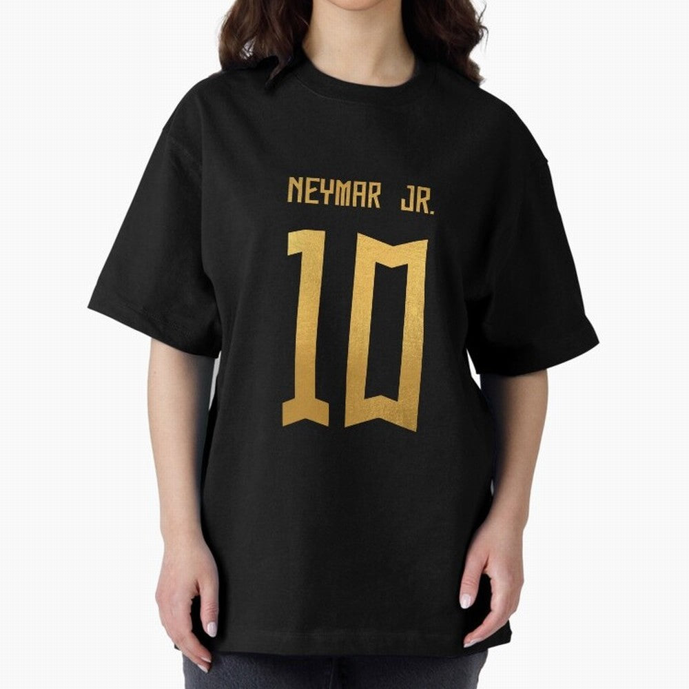 Copy of Neymar Jr Brazil Jersey 2023 Oversized T-Shirt Keep the Legacy of the FIFA World Cup 2026 USA Canada Mexico Journey through Mbappe Highlights, Brazil Pride, Stadium Chants, National Pride, Trophy Dreams and Unforgettable Football Memories;