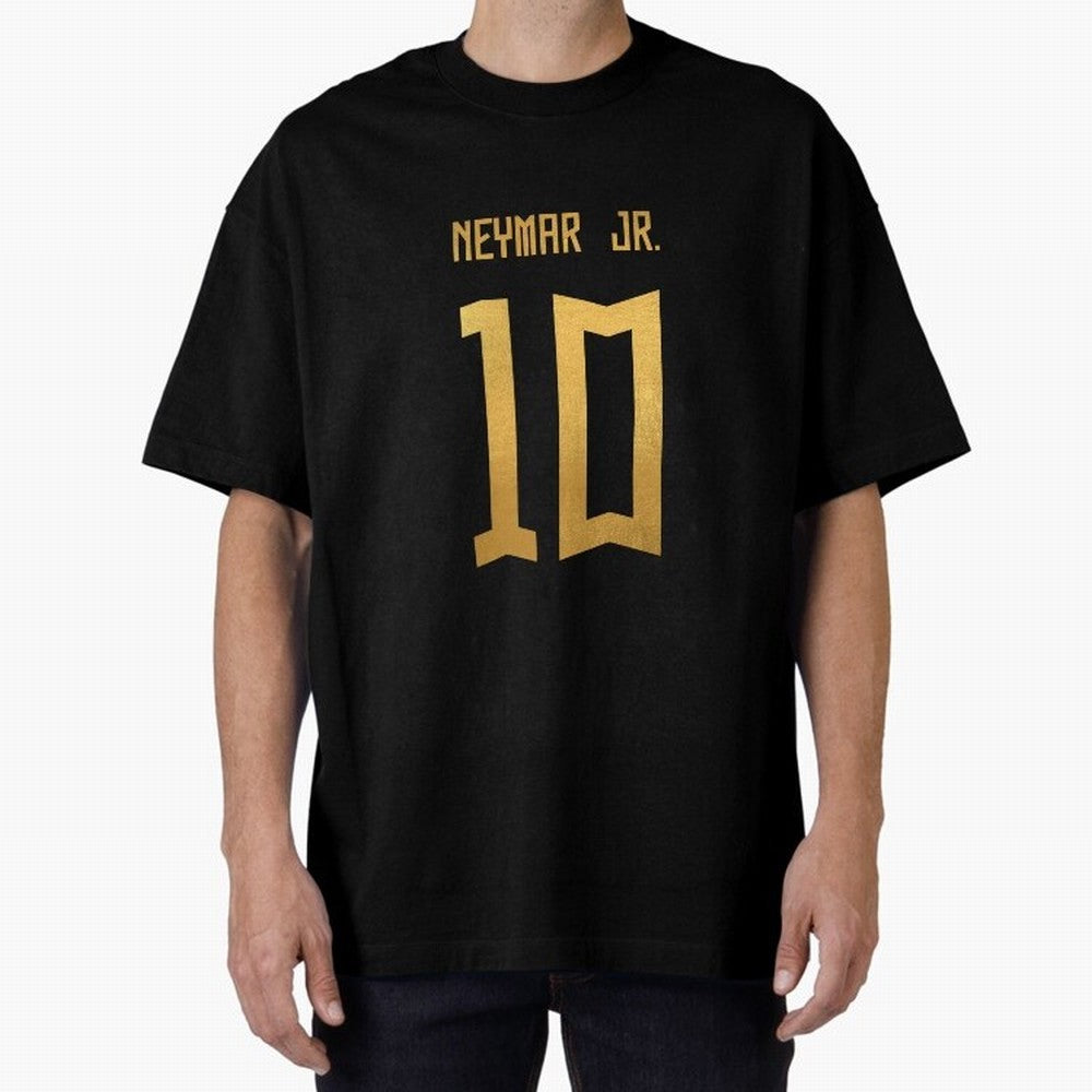 Copy of Neymar Jr Brazil Jersey 2023 Oversized T-Shirt Keep the Legacy of the FIFA World Cup 2026 USA Canada Mexico Journey through Mbappe Highlights, Brazil Pride, Stadium Chants, National Pride, Trophy Dreams and Unforgettable Football Memories;