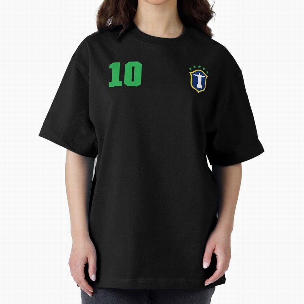 Retro Brazil Soccer Brazilian Futebol Jersey Brasil Essential T-Shirt Honor the Football Icons of Global Football Passion for FIFA World Cup 2026, Celebrating Neymar, Haaland and Cristiano Ronaldo, Argentina, Goal Celebration Energy, Supporter