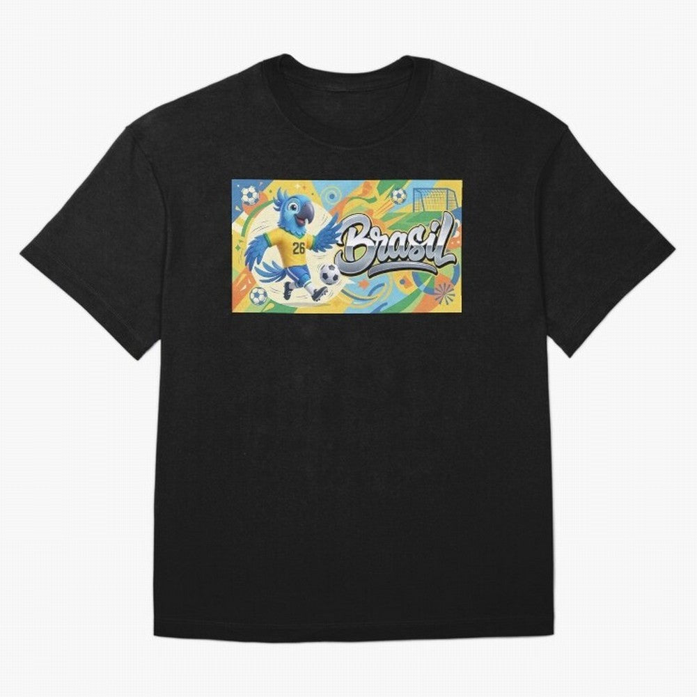 World Cup 2026 Brazil Soccer Team Fan Art Classic T-Shirt Bring International Match Energy to FIFA World Cup 2026 USA Canada Mexico for Fans of Cristiano Ronaldo, Haaland and CR7 and Spain, Bringing Football History, Final Match Energy, Crowd Noise