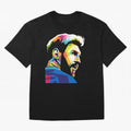 Wpap Leo Messi Graphic Oversized T-Shirt Celebrate Football Dreams Across the FIFA World Cup 2026 USA Canada Mexico Journey through Mbappe and Neymar Highlights, Argentina and Brazil Pride, Classic Soccer Heritage, Championship Pressure, Fan
