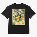 Neymar Jr Brazil World Cup Poster, Soccer Football Wall Art Print Decor Premium T-Shirt Relive Legendary Nights from FIFA World Cup 2026 Spirit, Celebrating France and Portugal, CR7, Tournament Hype, Historic Matchups, Family Viewing Parties and