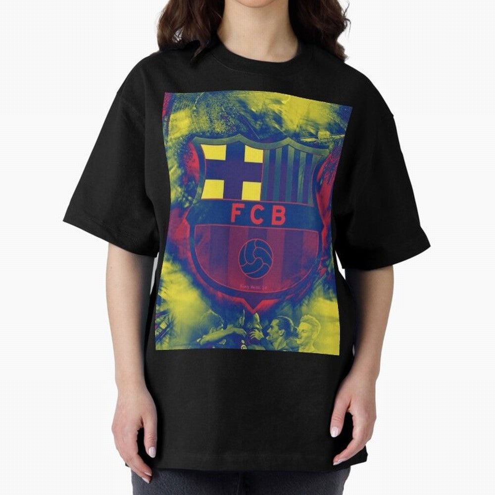 barcelona Graphic T-Shirt Celebrate Classic Football Spirit in Global Football Passion for FIFA World Cup 2026 USA Canada Mexico, Connected to CR7 and Messi, Portugal, Supporter Pride, Iconic Celebrations, Legendary Names and Global Match Day
