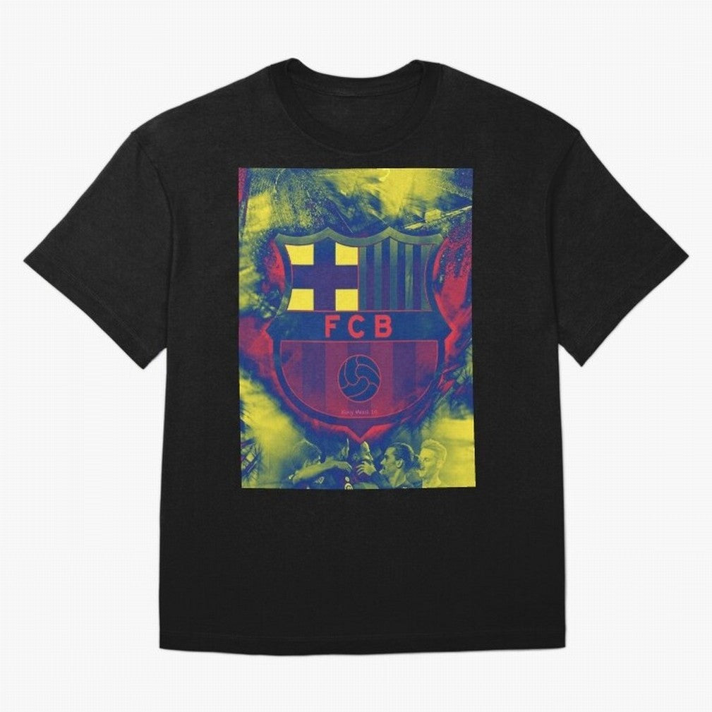 barcelona Graphic T-Shirt Celebrate Classic Football Spirit in Global Football Passion for FIFA World Cup 2026 USA Canada Mexico, Connected to CR7 and Messi, Portugal, Supporter Pride, Iconic Celebrations, Legendary Names and Global Match Day