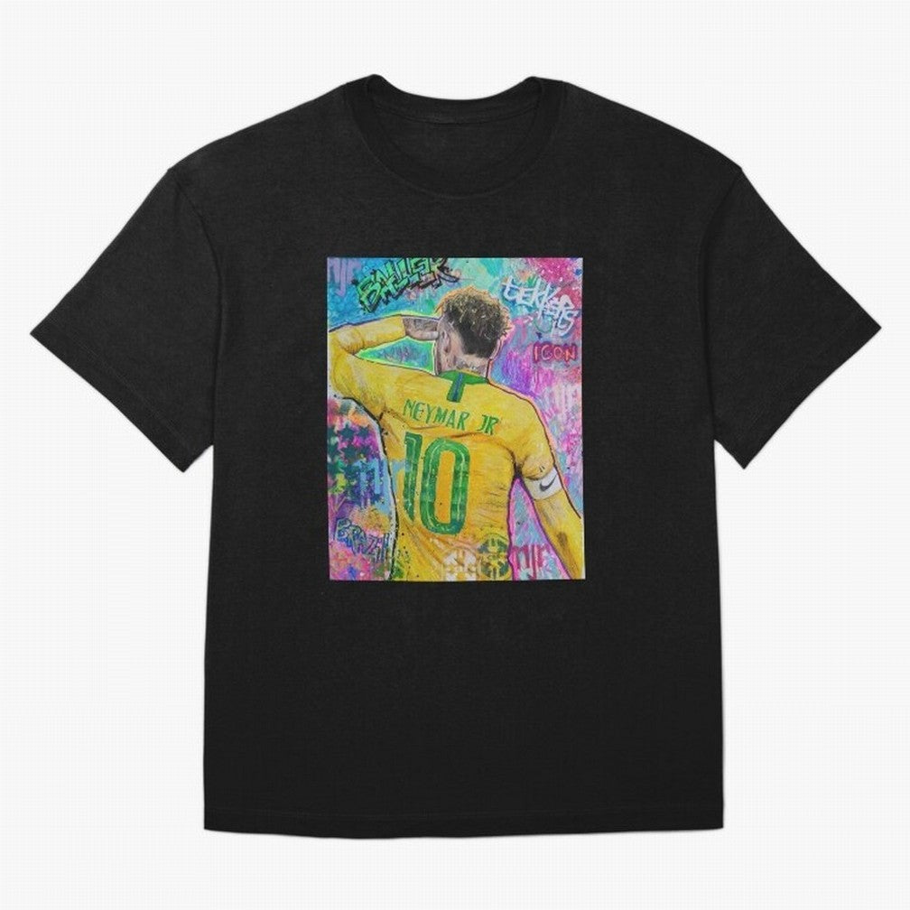 Neymar Jr Premium T-Shirt Celebrate the Stars of FIFA World Cup 2026 Group Stage Spirit, Made for Spain, CR7 and Messi, Goal Celebration Energy, Supporter Heritage, Football Icons and Worldwide Tournament Joy; Great for Supporters Who Love