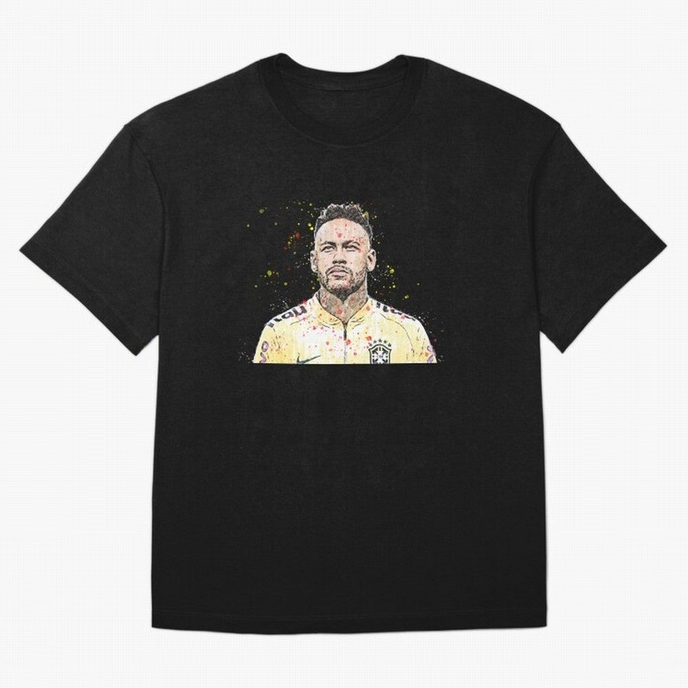 Neymar Neymar Oversized T-Shirt Share the Excitement of FIFA World Cup 2026 Group Stage for Fans of Mbappe and Neymar and Spain and Netherlands, Bringing Fan Favorite Moments, National Team Passion, Big Match Drama and Soccer History; Great for