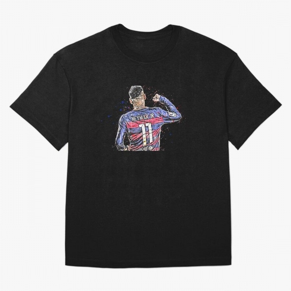 Neymar Neymar Oversized T-Shirt Experience the Global Stage of FIFA World Cup 2026 USA Canada Mexico Featuring Haaland and Mbappe, Argentina and Brazil Energy, Championship Spirit, Famous Goals, Roaring Crowds and International Football Unity;