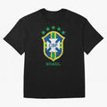 Brasil Soccer Flag Team Brazil Support Gift Classic T-Shirt Step into Match Day Hype around FIFA World Cup 2026 USA Canada Mexico, Mbappe and Neymar, Brazil, Vintage Soccer Flavor, Modern Football Stars, National Flags and Final Night Emotion;