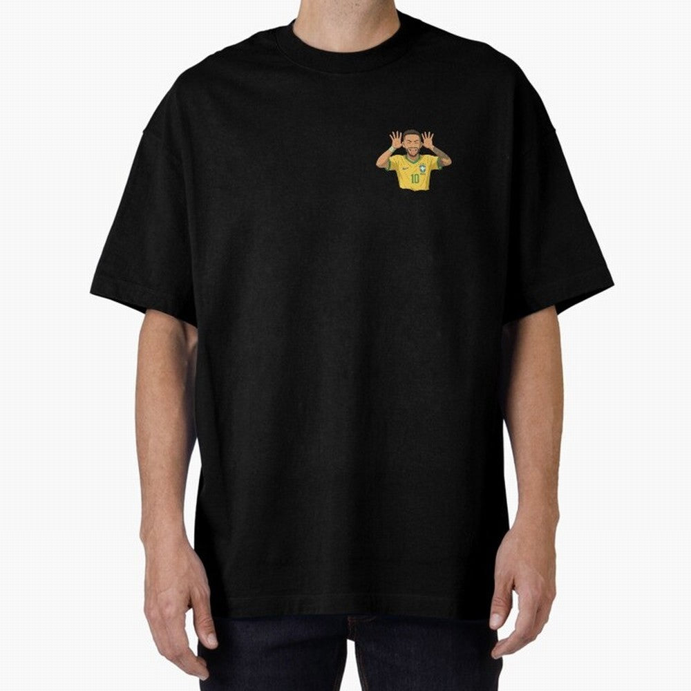 Neymar Brazil ¨C Tongue-Out Celebration | Yellow Kit #10 | Ghibli Style Classic T-Shirt Experience the FIFA World Cup 2026 Group Stage Journey through Messi and Cristiano Ronaldo Highlights, Argentina and Brazil Pride, Soccer Culture, Superstar