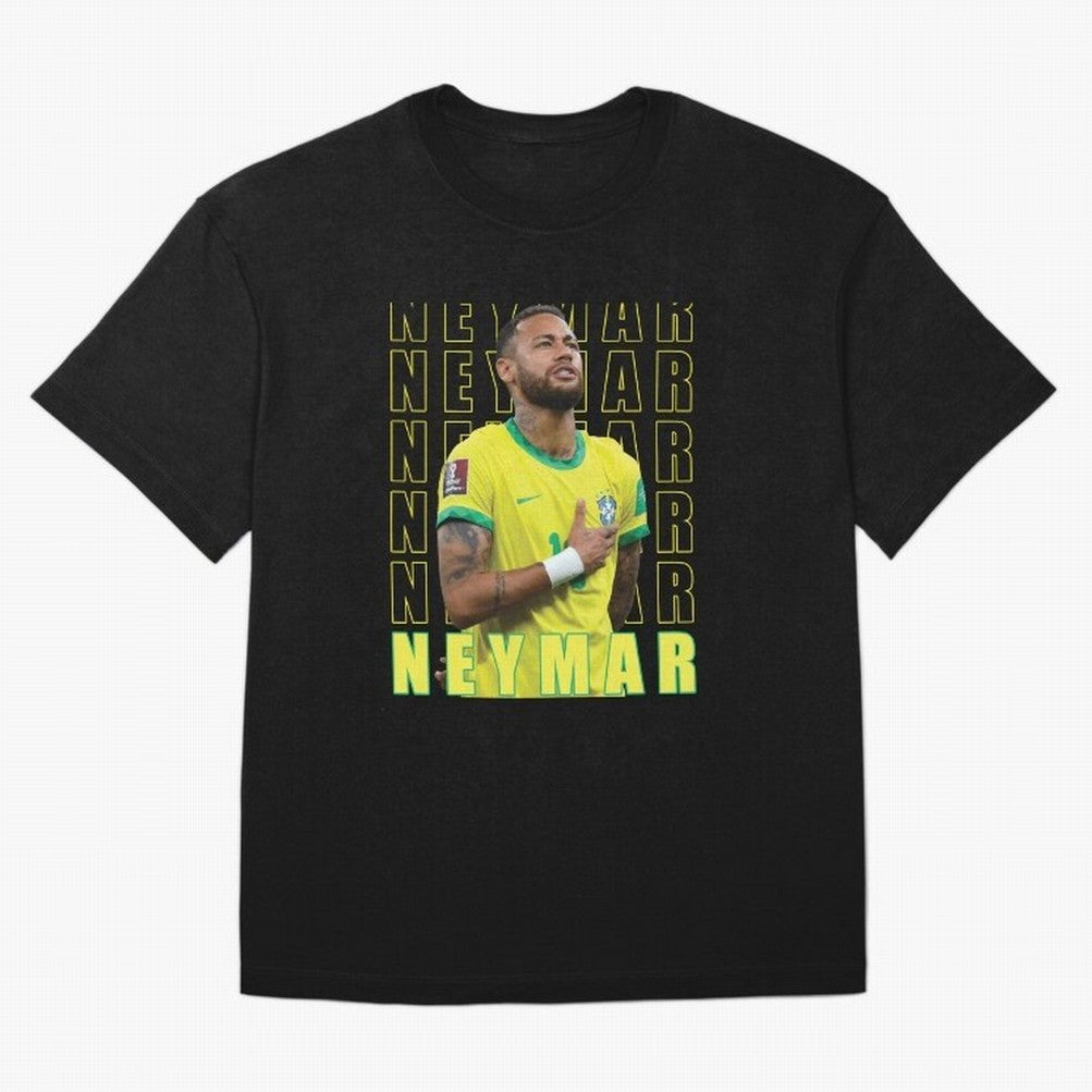 Neymar Brazil Design Oversized T-Shirt Bring Global Football Passion for FIFA World Cup 2026 Group Stage, Capturing Messi and Cristiano Ronaldo, Portugal, Spain and Germany, Supporter Pride, Iconic Celebrations, Legendary Names and Global Match Day