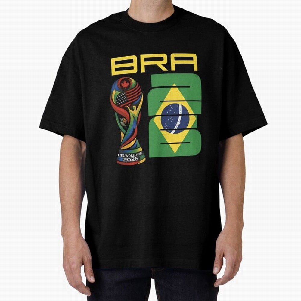 Brazil Soccer World Cup 2026 Fan Art - Selecao 2026 Essential T-Shirt Spotlight FIFA World Cup 2026 Made for Neymar, Brazil, Portugal and Argentina Energy, Goal Celebration Energy, Supporter Heritage, Football Icons and Worldwide Tournament Joy;