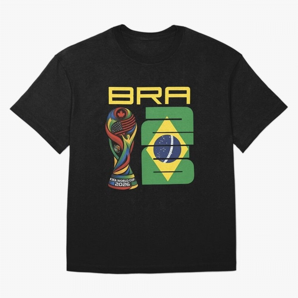 Brazil Soccer World Cup 2026 Fan Art - Selecao 2026 Essential T-Shirt Spotlight FIFA World Cup 2026 Made for Neymar, Brazil, Portugal and Argentina Energy, Goal Celebration Energy, Supporter Heritage, Football Icons and Worldwide Tournament Joy;