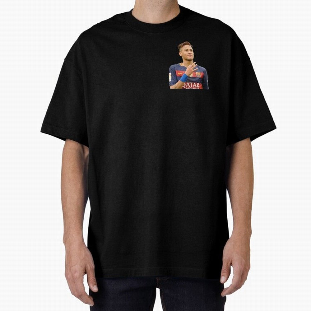 Neymar Oversized T-Shirt Celebrate the FIFA World Cup 2026 Journey through Mbappe and Neymar Highlights, Brazil, Portugal and Argentina Pride, Match Day Excitement, Supporter Culture, Golden Goals and Global Football Passion; Built for Supporters
