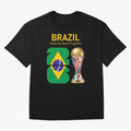 World Cup 2026, IMG 017, BRAZIL 001 Classic T-Shirt Get Ready for FIFA World Cup 2026 USA Canada Mexico Spirit, with England and Germany, Neymar, Haaland and Cristiano Ronaldo, Retro Football Energy, Iconic Rivalries, Trophy Chase Drama and Stadium