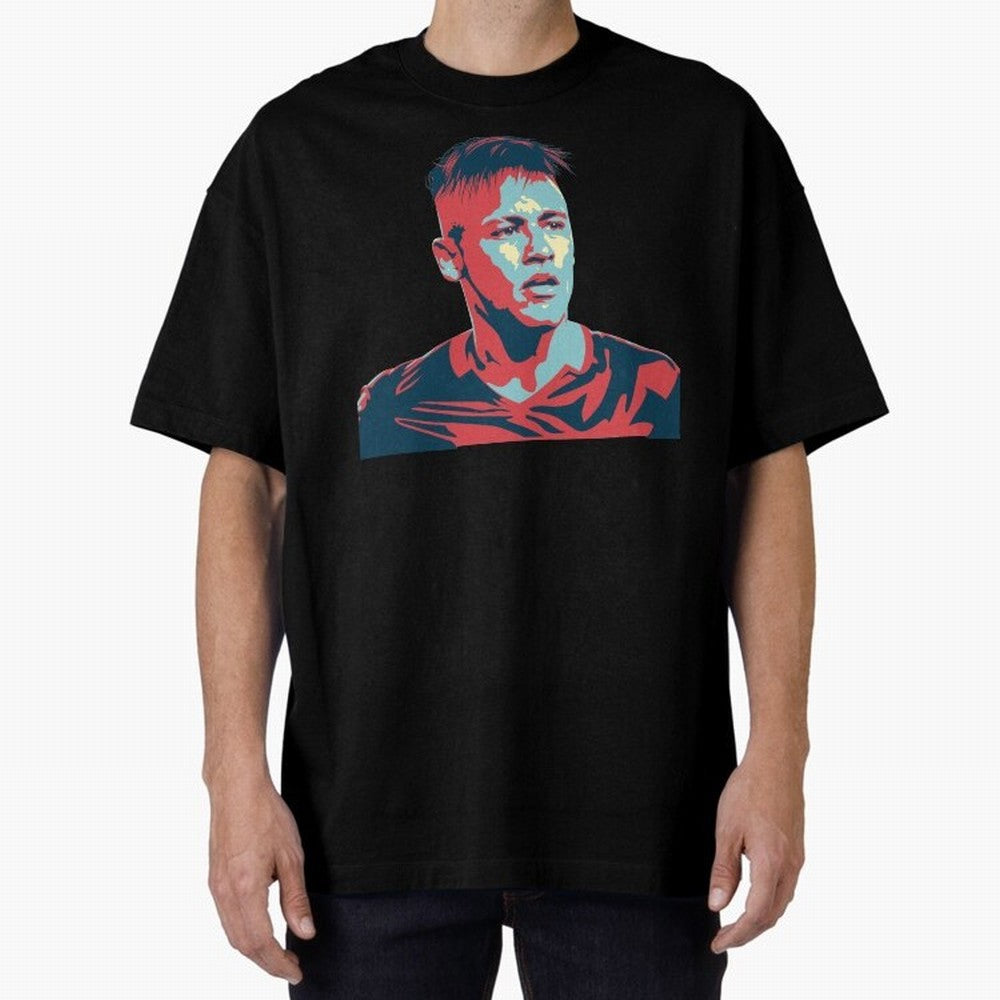 Neymar. Oversized T-Shirt Join the Countdown to FIFA World Cup 2026 USA Canada Mexico Spirit, Connected to Spain, Cristiano Ronaldo, Haaland and CR7, Classic Soccer Heritage, Championship Pressure, Fan Loyalty and International Pride; Ideal for