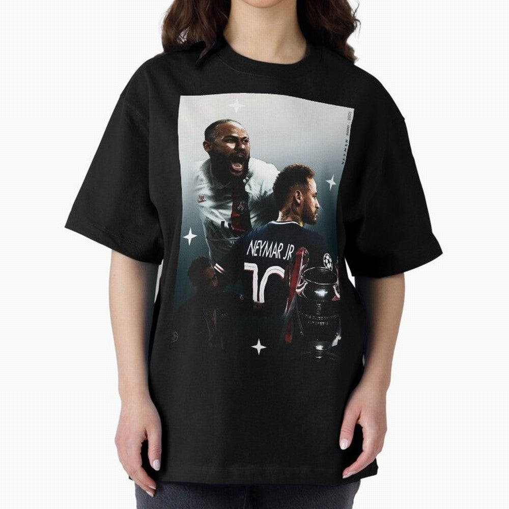 Neymar Classic T-Shirt Follow Every Goal of Global Football Passion for FIFA World Cup 2026 Group Stage, Driven by Messi, Neymar and Mbappe, Argentina, France and Brazil, Vintage Soccer Flavor, Modern Football Stars, National Flags and Final Night