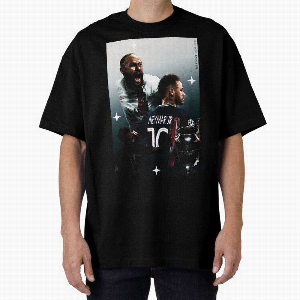 Neymar Classic T-Shirt Follow Every Goal of Global Football Passion for FIFA World Cup 2026 Group Stage, Driven by Messi, Neymar and Mbappe, Argentina, France and Brazil, Vintage Soccer Flavor, Modern Football Stars, National Flags and Final Night
