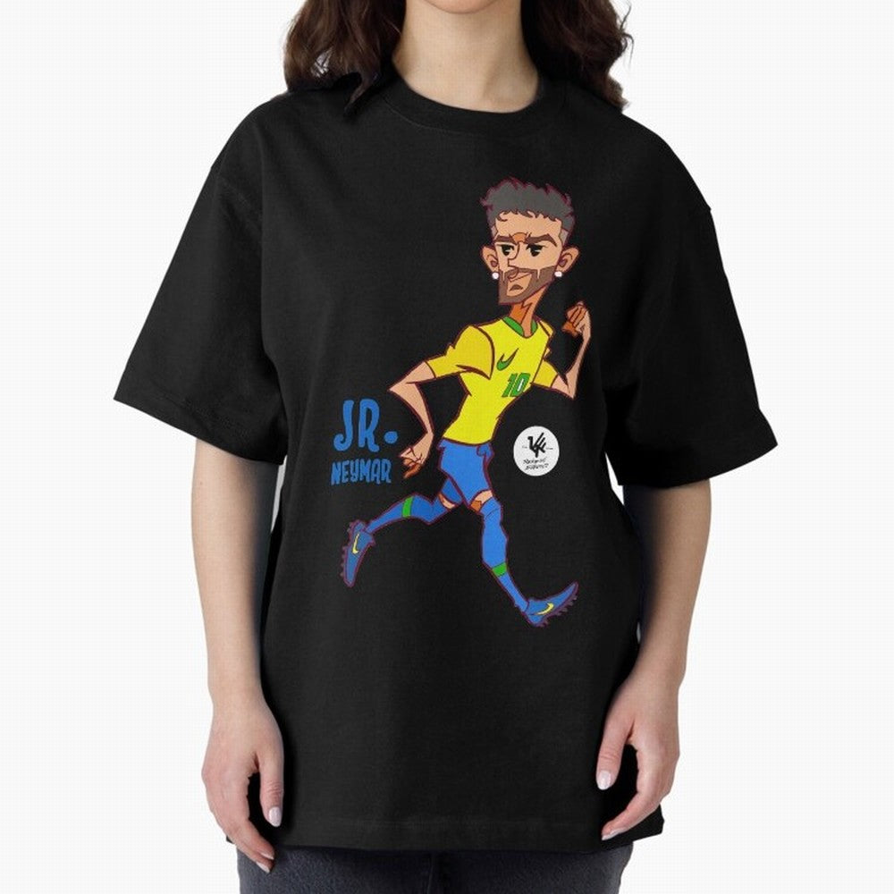 Neymar Oversized T-Shirt Celebrate the Magic of FIFA World Cup 2026 USA Canada Mexico with Haaland, England and Germany Energy, Match Day Excitement, Supporter Culture, Golden Goals and Global Football Passion; Ideal for Football Dads, Football