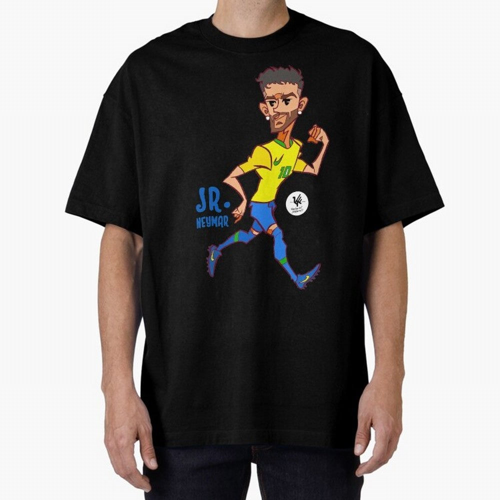 Neymar Oversized T-Shirt Celebrate the Magic of FIFA World Cup 2026 USA Canada Mexico with Haaland, England and Germany Energy, Match Day Excitement, Supporter Culture, Golden Goals and Global Football Passion; Ideal for Football Dads, Football