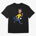 Neymar Oversized T-Shirt Celebrate the Magic of FIFA World Cup 2026 USA Canada Mexico with Haaland, England and Germany Energy, Match Day Excitement, Supporter Culture, Golden Goals and Global Football Passion; Ideal for Football Dads, Football