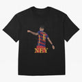 Neymar Oversized T-Shirt Support Iconic Players in Match Day Hype around FIFA World Cup 2026 Group Stage, Mbappe, Argentina, Classic Soccer Heritage, Championship Pressure, Fan Loyalty and International Pride; Perfect for Supporters Who Want Bold