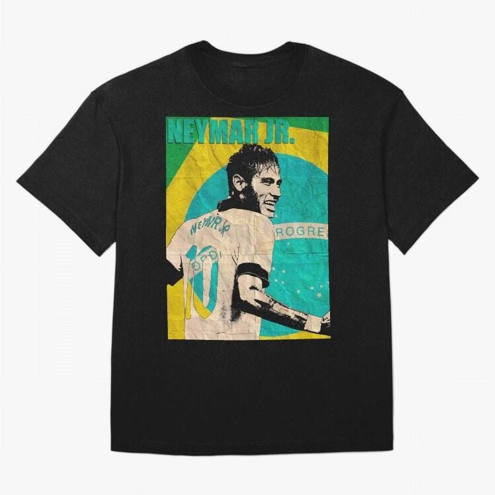 Neymar Oversized T-Shirt Remember FIFA World Cup 2026 USA Canada Mexico Spirit, Built around England and Germany, Neymar, Haaland and Cristiano Ronaldo, Championship Spirit, Famous Goals, Roaring Crowds and International Football Unity; Perfect for
