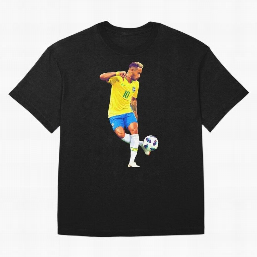 Neymar Oversized T-Shirt Carry the Colors and Pride of FIFA World Cup 2026 for Fans of Messi, CR7 and Mbappe and England and Germany, Bringing Game Day Rituals, Football Legends, Country Pride and the Road to the Final; Made for Collectors Who