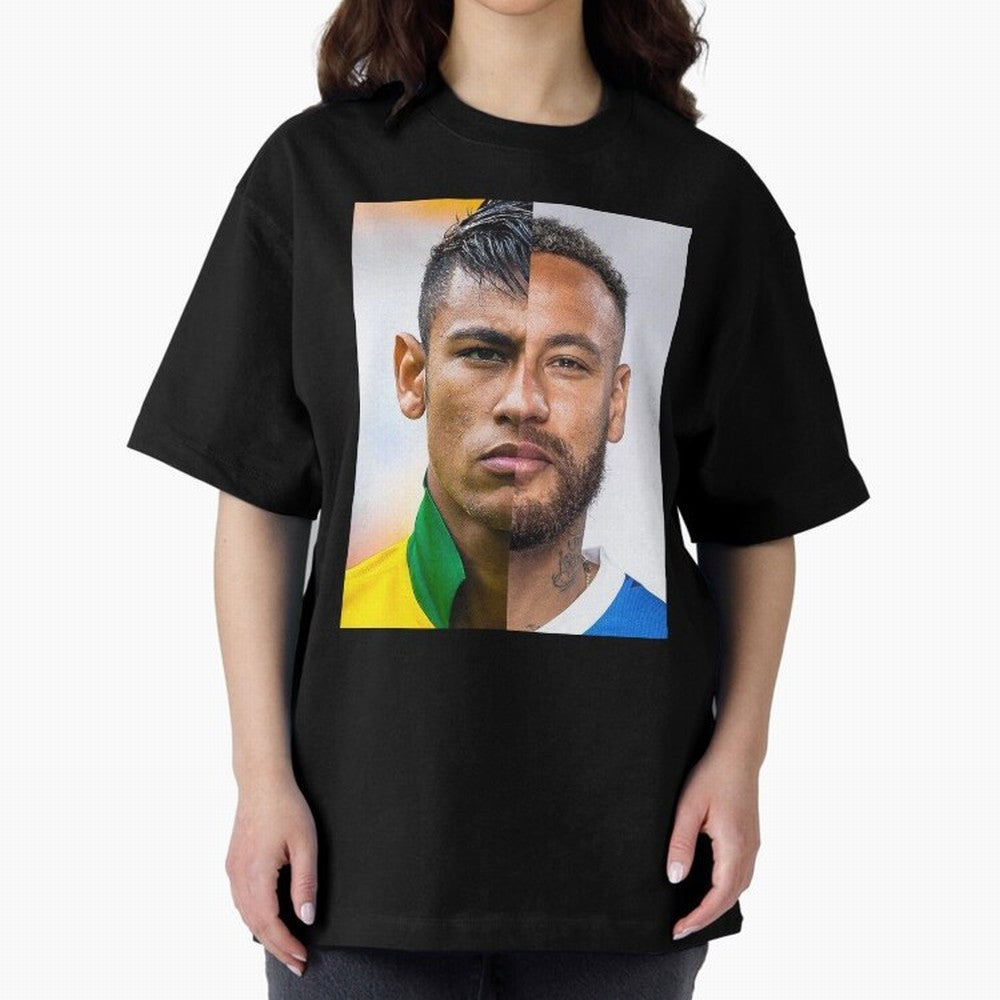 Neymar Oversized T-Shirt Turn Football Passion into FIFA World Cup 2026 Highlighting Haaland and Mbappe, Spain and Netherlands Energy, Football Festival Excitement, Trophy Ambitions, Country Rivalries and Star Player Buzz; Perfect for People Who