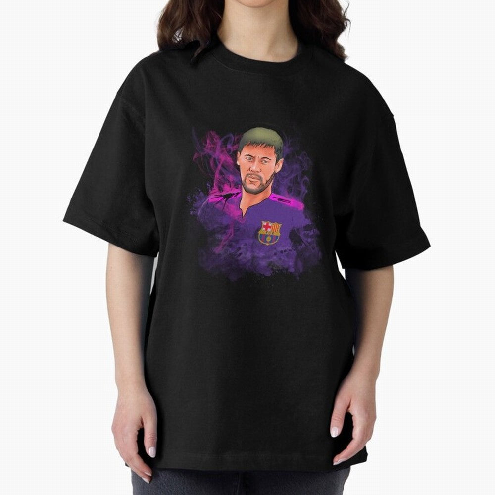 Neymar Oversized T-Shirt Stand with the FIFA World Cup 2026 USA Canada Mexico Journey through Neymar, Haaland and Cristiano Ronaldo Highlights, Spain and Netherlands Pride, Retro Football Energy, Iconic Rivalries, Trophy Chase Drama and Stadium
