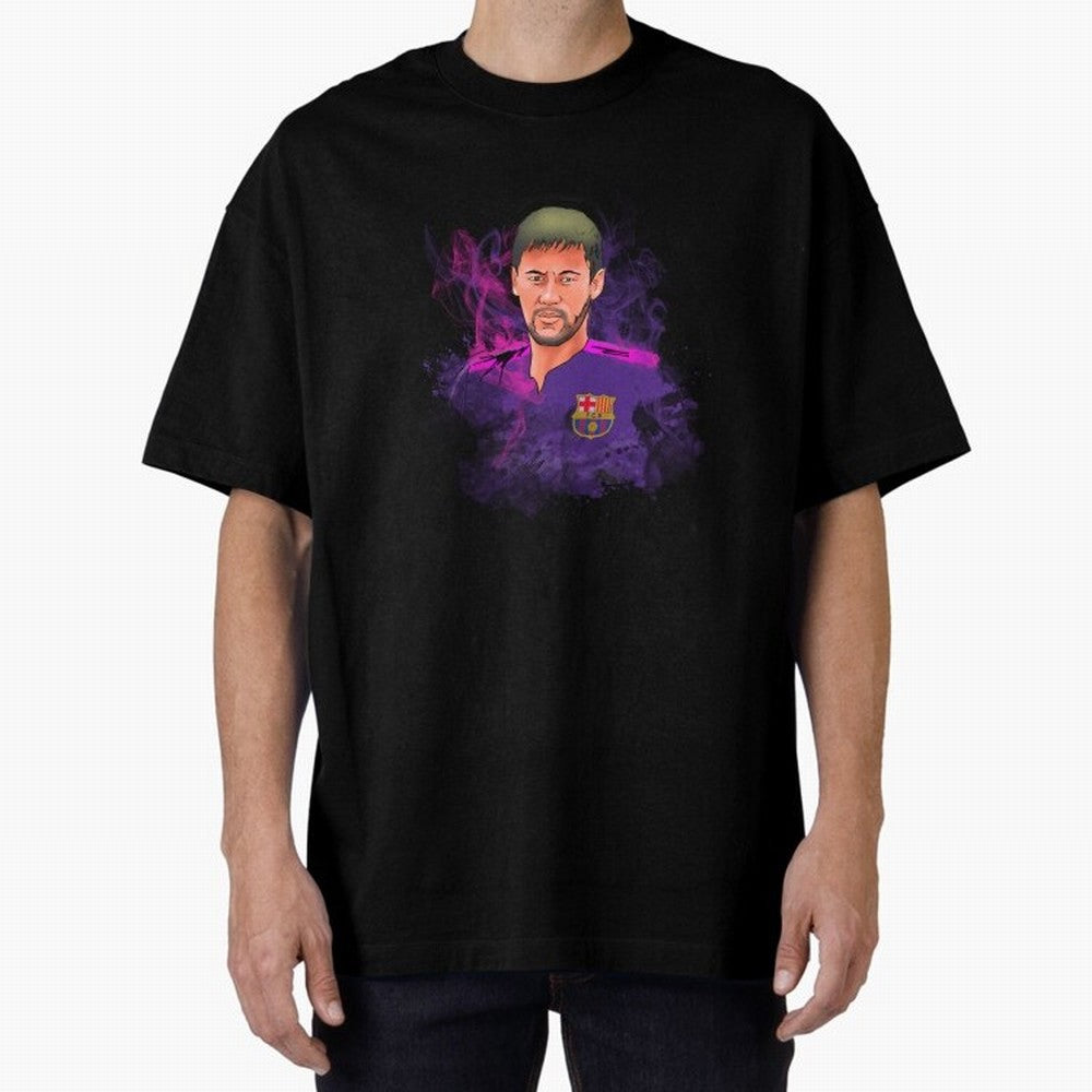 Neymar Oversized T-Shirt Stand with the FIFA World Cup 2026 USA Canada Mexico Journey through Neymar, Haaland and Cristiano Ronaldo Highlights, Spain and Netherlands Pride, Retro Football Energy, Iconic Rivalries, Trophy Chase Drama and Stadium