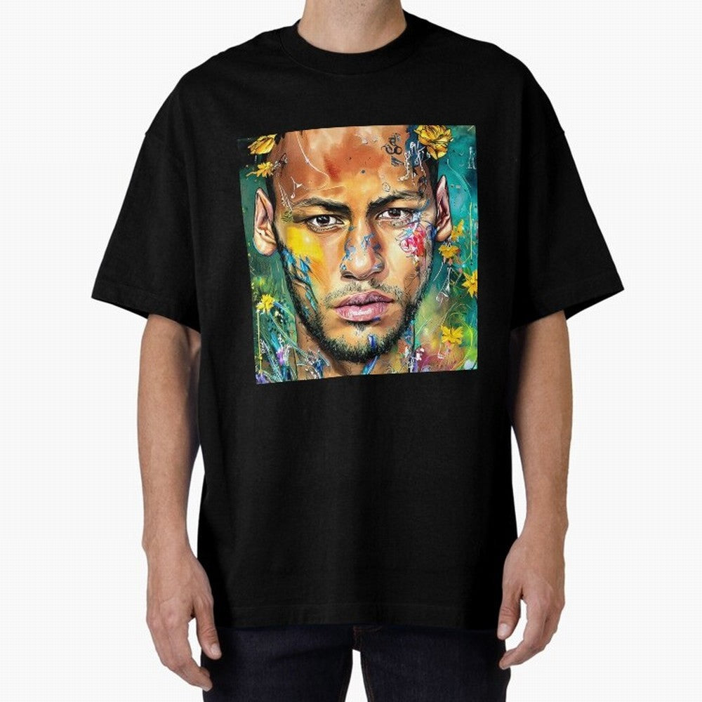 Neymar Oversized T-Shirt Carry Match Day Hype around FIFA World Cup 2026 USA Canada Mexico, Messi, Neymar and Mbappe, Spain and Netherlands, Fan Favorite Moments, National Team Passion, Big Match Drama and Soccer History; Great for Supporters Who