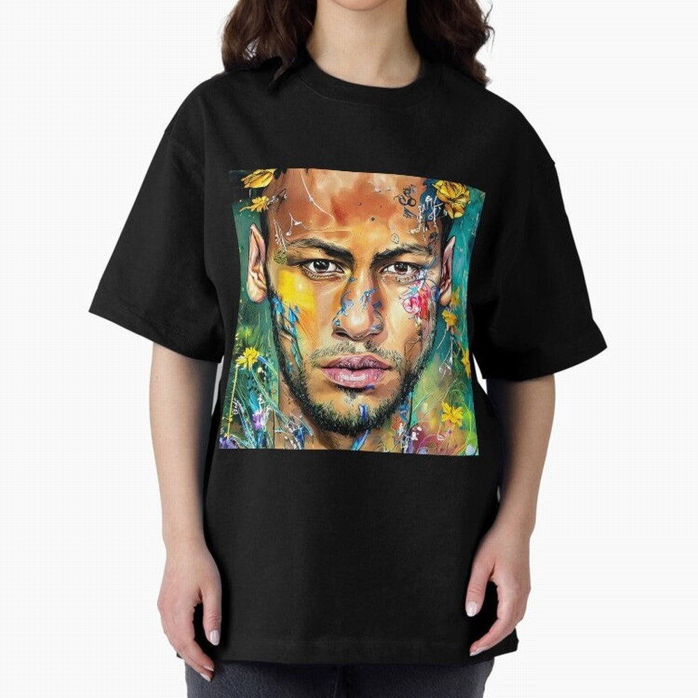 Neymar Oversized T-Shirt Carry Match Day Hype around FIFA World Cup 2026 USA Canada Mexico, Messi, Neymar and Mbappe, Spain and Netherlands, Fan Favorite Moments, National Team Passion, Big Match Drama and Soccer History; Great for Supporters Who