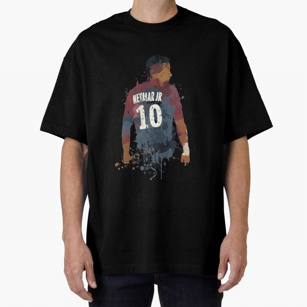 Neymar Brazilian Legend Art Oversized T-Shirt Feel Match Day Hype around FIFA World Cup 2026 Group Stage, Cristiano Ronaldo, Haaland and CR7, England, France and Netherlands, Football Passion, Legendary Performances, Festival Vibes and Supporter