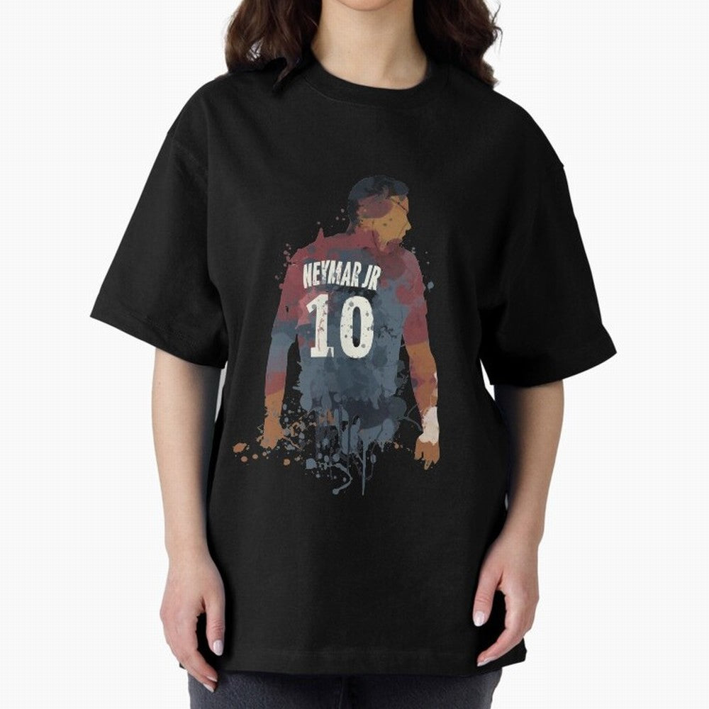 Neymar Brazilian Legend Art Oversized T-Shirt Feel Match Day Hype around FIFA World Cup 2026 Group Stage, Cristiano Ronaldo, Haaland and CR7, England, France and Netherlands, Football Passion, Legendary Performances, Festival Vibes and Supporter