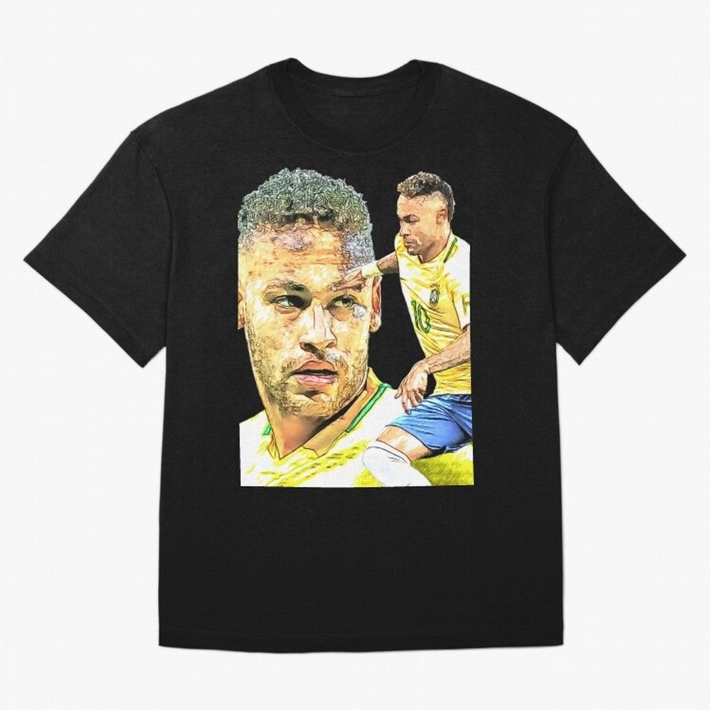 Neymar Futbol Oversized T-Shirt Celebrate the Stars of FIFA World Cup 2026 Group Stage Spirit, Filled with France, Neymar, Football Festival Excitement, Trophy Ambitions, Country Rivalries and Star Player Buzz; Made for Collectors Who Enjoy Iconic