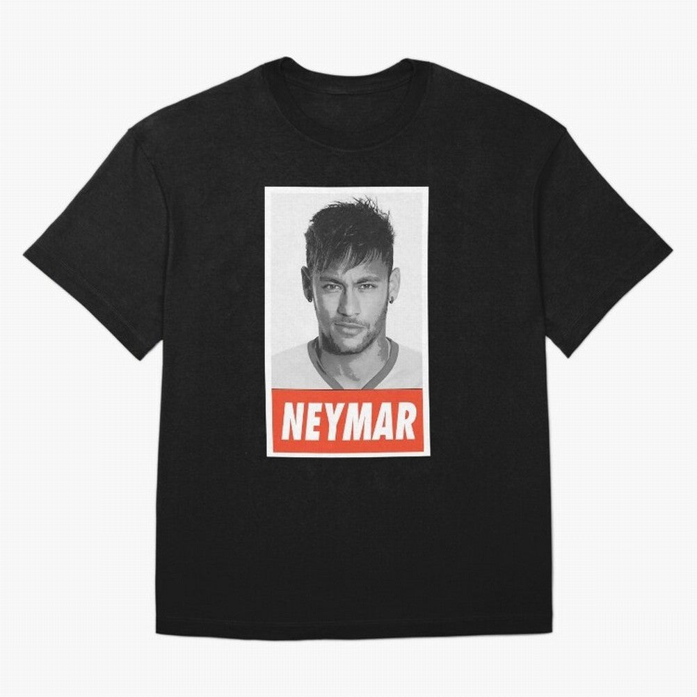 FOOTBALL- Neymar Essential T-Shirt Essential T-Shirt Upgrade Global Football Passion for FIFA World Cup 2026 USA Canada Mexico, Highlighting Cristiano Ronaldo, Haaland and CR7, Argentina, France and Brazil, Football Festival Excitement, Trophy