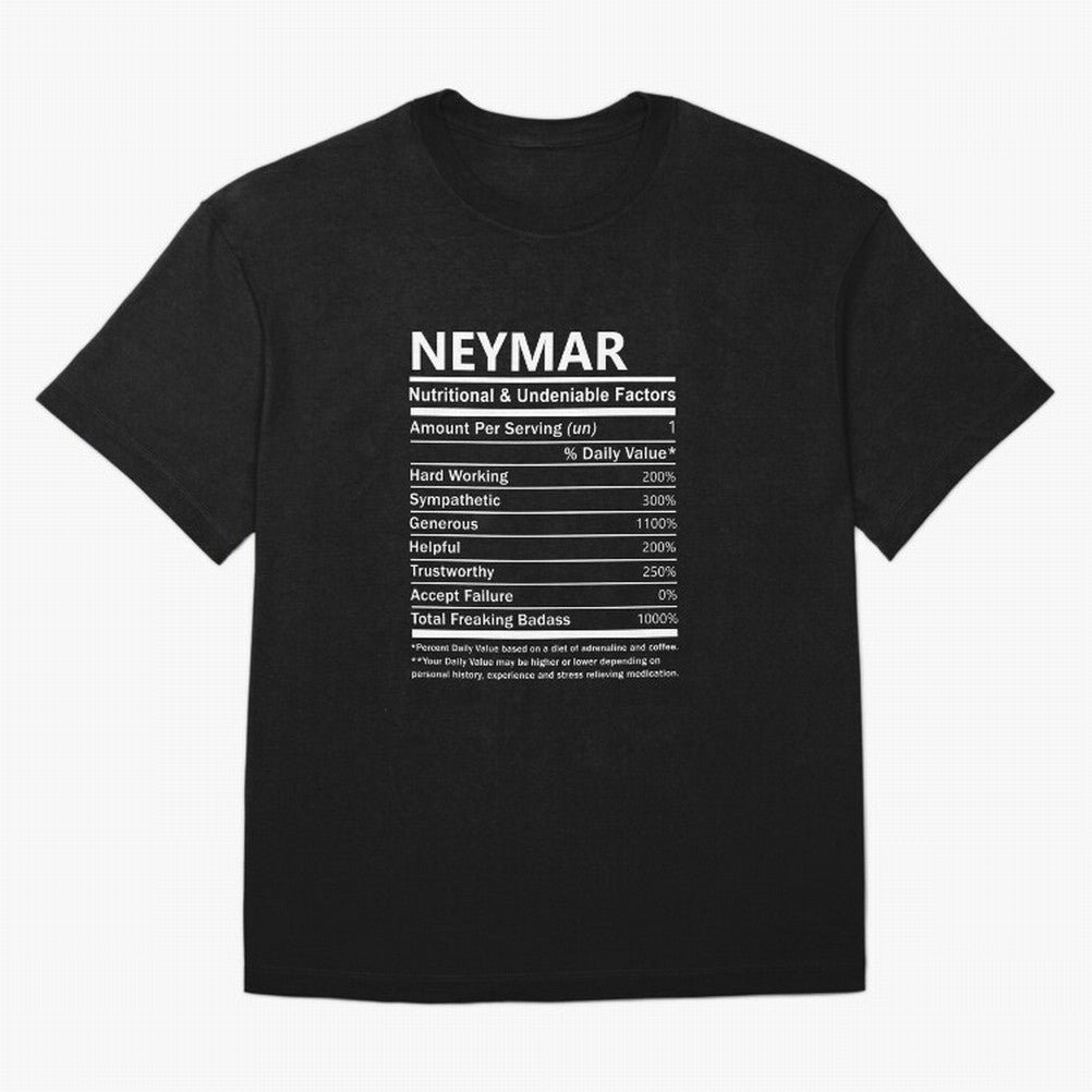 Neymar Name T Shirt - Neymar Nutritional And Undeniable Factors Gift Item Tee Essential T-Shirt Bring Bold Fan Energy to Match Day Hype around FIFA World Cup 2026 Group Stage, Messi, Netherlands, Global Supporter Spirit, Legendary Goals, National