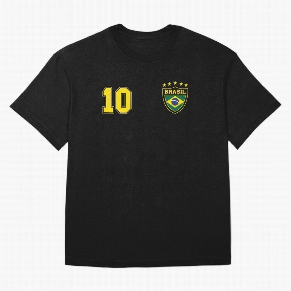 Classic Brasil Soccer No. 10 Brazil World Jersey Cup T Shirt Essential T-Shirt Join Supporters Worldwide for the FIFA World Cup 2026 USA Canada Mexico Journey through CR7 Highlights, England Pride, Stadium Chants, National Pride, Trophy Dreams and