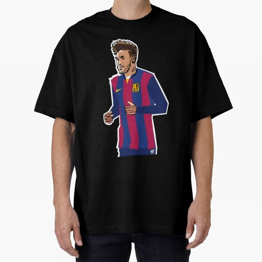 Neymar prime Oversized T-Shirt Unlock FIFA World Cup 2026 USA Canada Mexico with Cristiano Ronaldo, Argentina, France and Brazil Energy, Stadium Chants, National Pride, Trophy Dreams and Unforgettable Football Memories; Made for Collectors Who