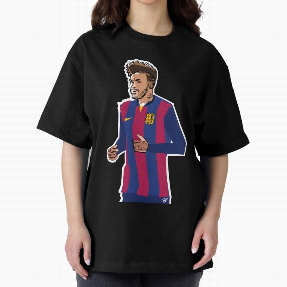 Neymar prime Oversized T-Shirt Unlock FIFA World Cup 2026 USA Canada Mexico with Cristiano Ronaldo, Argentina, France and Brazil Energy, Stadium Chants, National Pride, Trophy Dreams and Unforgettable Football Memories; Made for Collectors Who