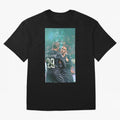 Art Neymar Wallpaper Oversized T-Shirt Celebrate Football Heritage in FIFA World Cup 2026 USA Canada Mexico for Fans of Neymar and Argentina, France and Brazil, Bringing Football Passion, Legendary Performances, Festival Vibes and Supporter