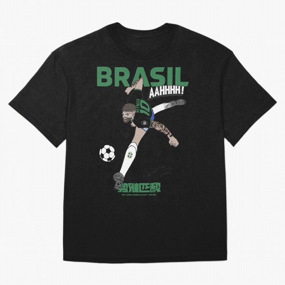 NEYMAR BRAZIL Oversized T-Shirt Elevate the FIFA World Cup 2026 Group Stage Journey through Messi, Neymar and Mbappe Highlights, Argentina Pride, Retro Football Energy, Iconic Rivalries, Trophy Chase Drama and Stadium Atmosphere; Ideal for Football