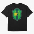 BRAS?O BRASIL 22 Oversized T-Shirt Show Championship Spirit for Global Football Passion for FIFA World Cup 2026, Highlighting CR7, Germany, Football History, Final Match Energy, Crowd Noise and Once in a Lifetime Moments; Created for Match Day