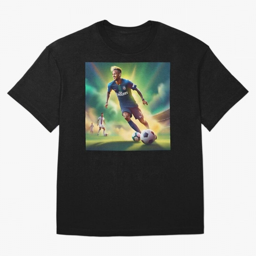 Neymar Brazil Classic T-Shirt Stand with Global Football Passion for FIFA World Cup 2026, Capturing Cristiano Ronaldo, Portugal, Spain and Germany, Fan Favorite Moments, National Team Passion, Big Match Drama and Soccer History; Built for