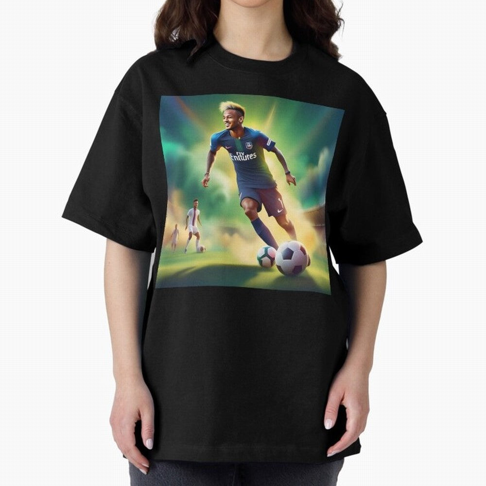 Neymar Brazil Classic T-Shirt Stand with Global Football Passion for FIFA World Cup 2026, Capturing Cristiano Ronaldo, Portugal, Spain and Germany, Fan Favorite Moments, National Team Passion, Big Match Drama and Soccer History; Built for