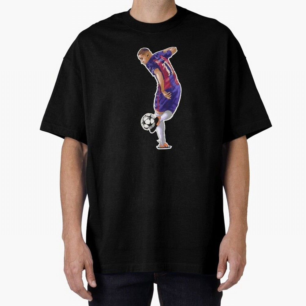 Neymar Artwork Classic T-Shirt Bring Global Tournament Vibes to Global Football Passion for FIFA World Cup 2026 Group Stage, Centered on Haaland and Mbappe, Argentina and Brazil, Sports Nostalgia, International Competition, Famous Players and