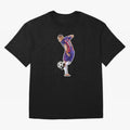 Neymar Artwork Classic T-Shirt Bring Global Tournament Vibes to Global Football Passion for FIFA World Cup 2026 Group Stage, Centered on Haaland and Mbappe, Argentina and Brazil, Sports Nostalgia, International Competition, Famous Players and