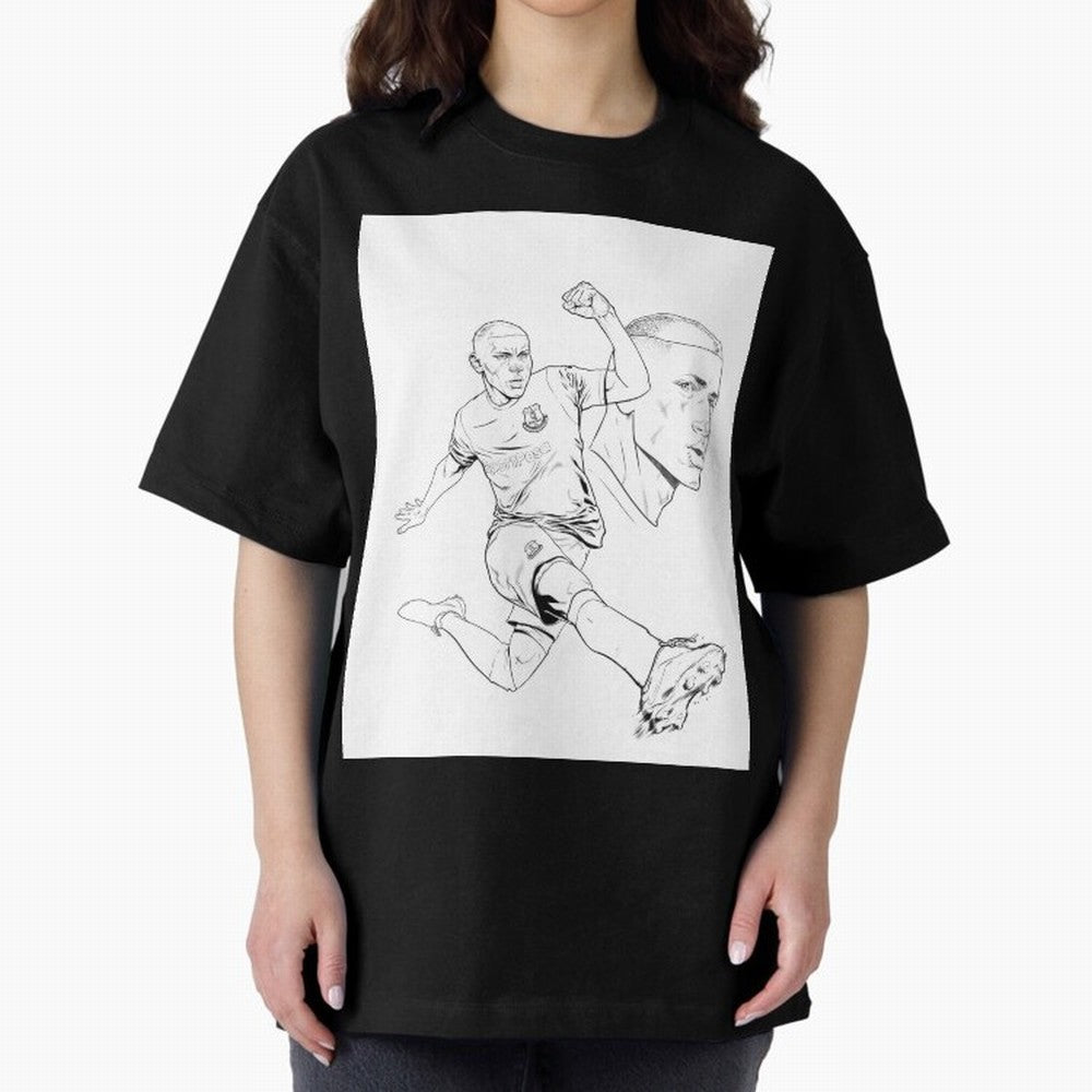 richarlison Oversized T-Shirt Support Iconic Players in Match Day Hype around FIFA World Cup 2026, Neymar, Argentina, Worldwide Fan Energy, Dramatic Goals, Stadium Lights and Championship Celebrations; Ideal for Passionate Fans Who Love Underdog